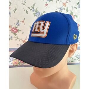 New York Giants New Era 39THIRTY Hat Mens Medium Large Blue Black NFL Cap